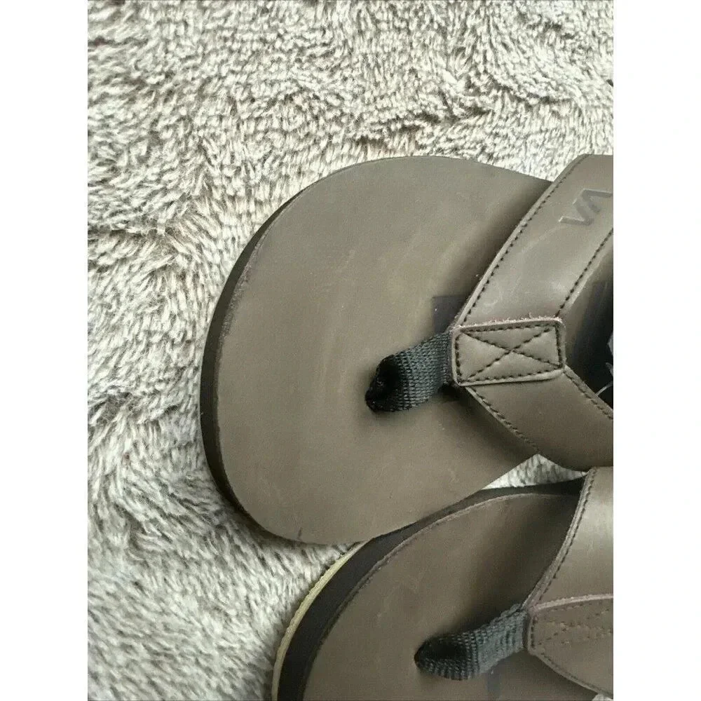 RVCA Mens VA Sport Federal Sandals - Dark Brown Size 9